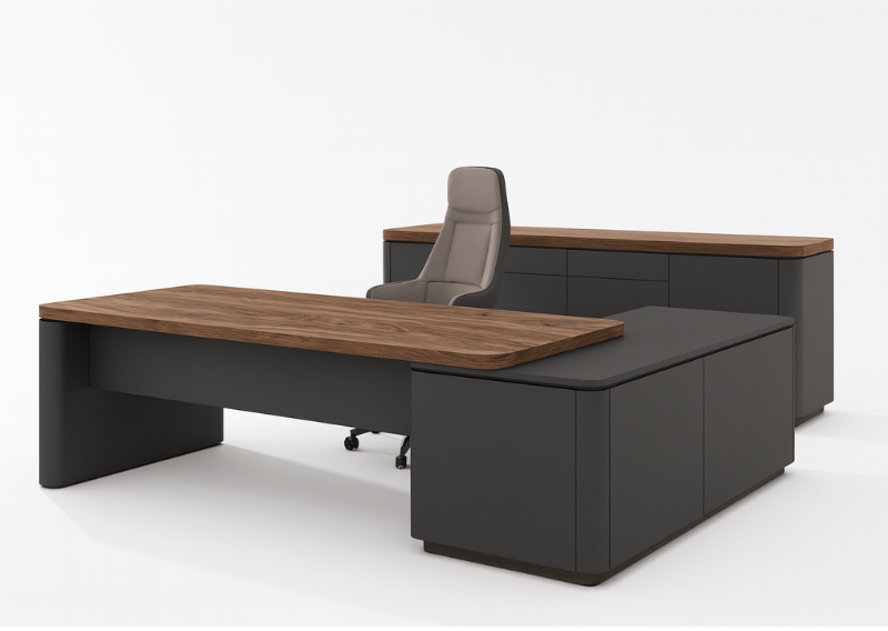 Focus Etajerli Yönetici Masası