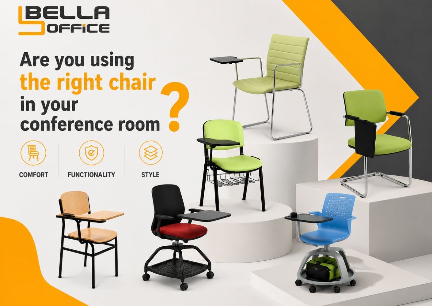 How to Choose Writing Tablet Conference Chairs for Conference Halls ?