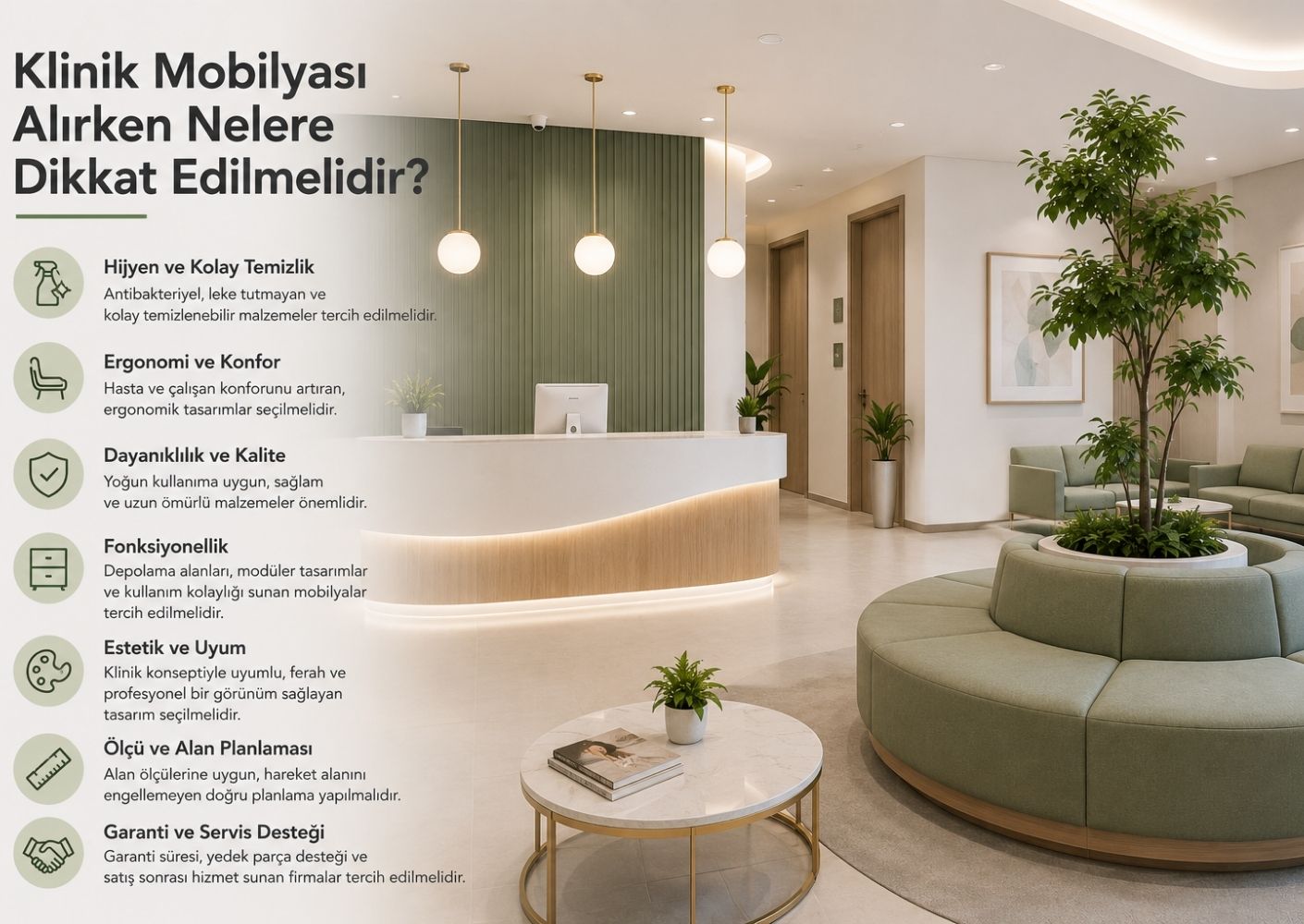 Klinik Mobilyaları Nasıl Seçilmelidir? Nelere Dikkat Edilmelidir?