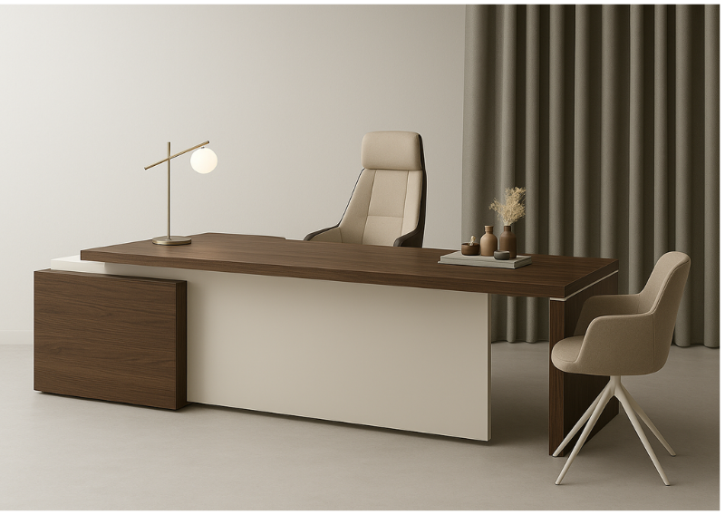 Beige Yönetici Masası