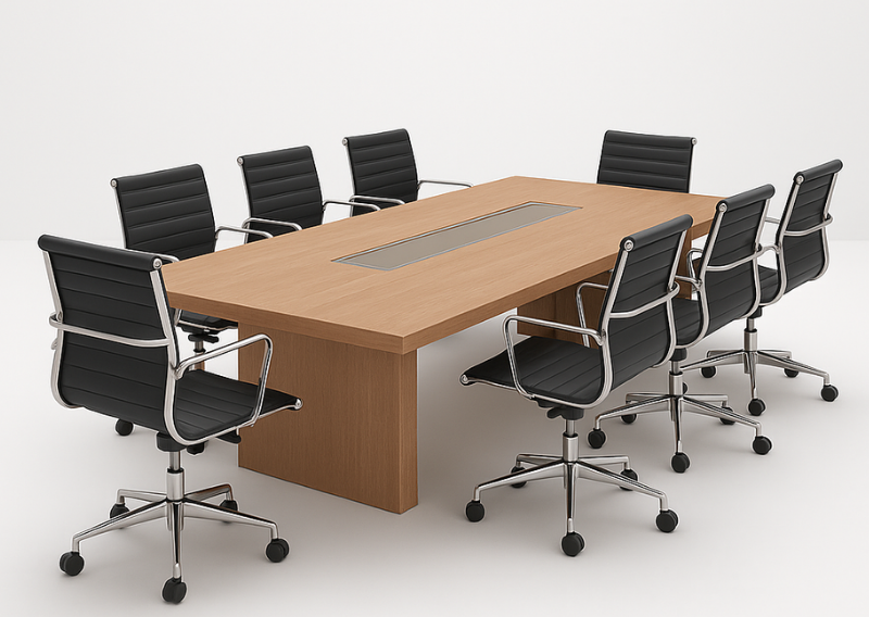 Antik Ahşap Toplantı Masası