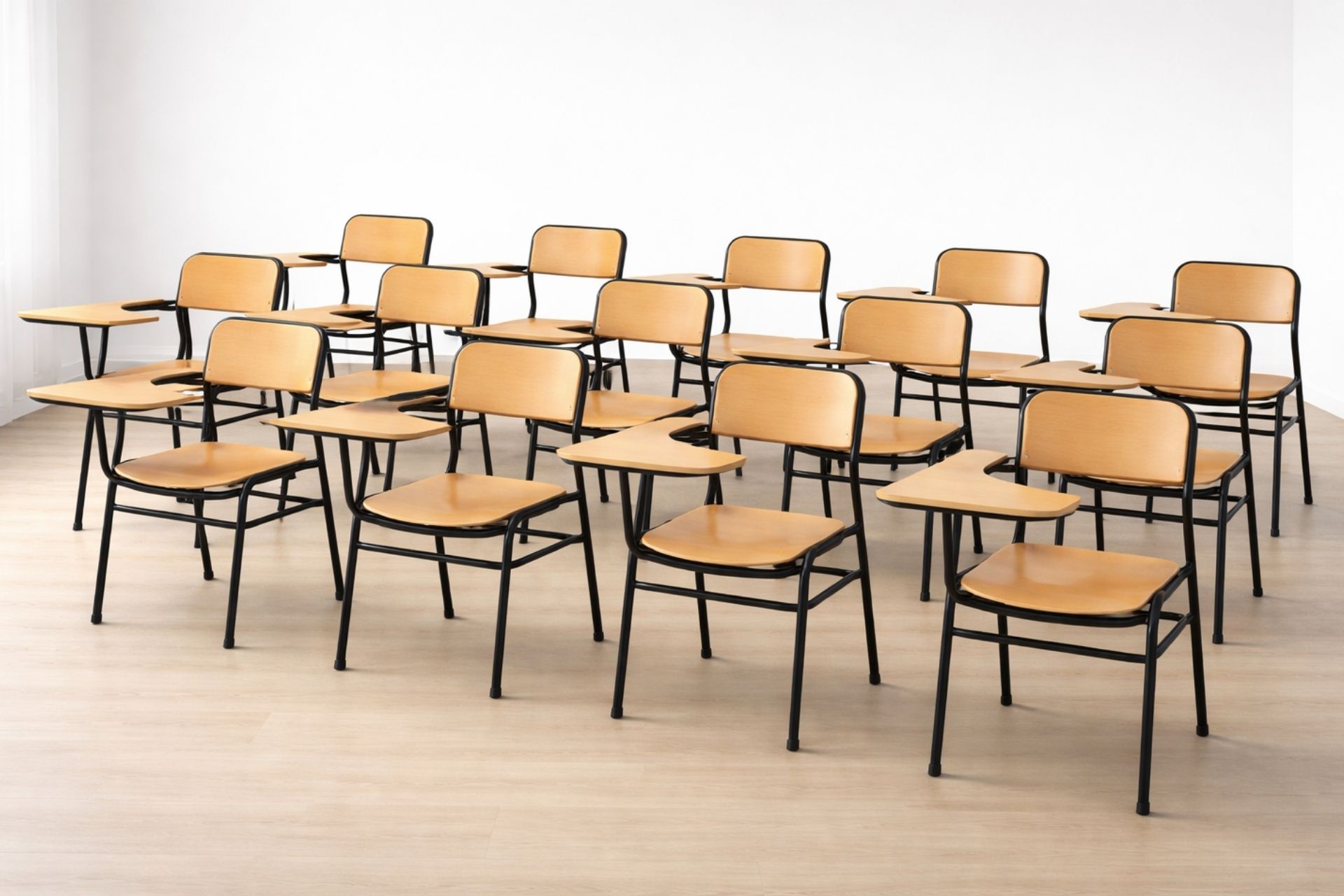 Verzalit Yazı Tablalı Konferans Sandalyesi