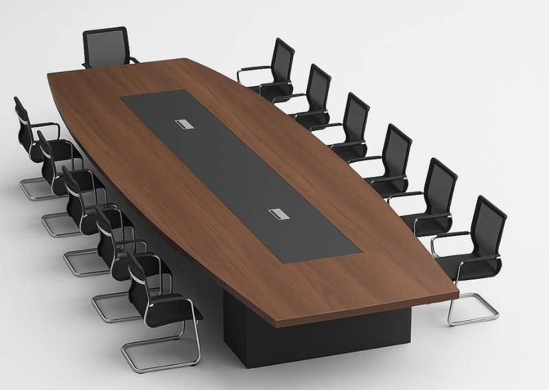 Elite Deri Sümenli Toplantı Masası