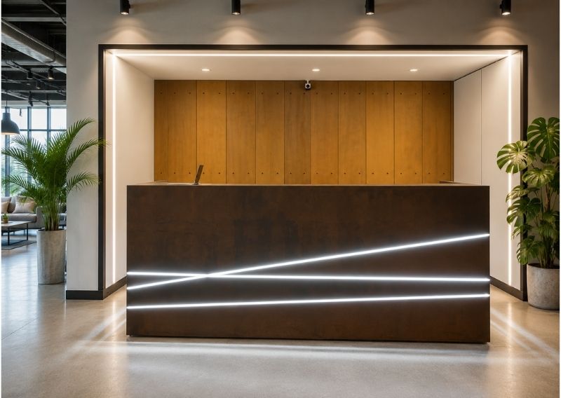 Fera Led Işıklı Karşılama Bankosu