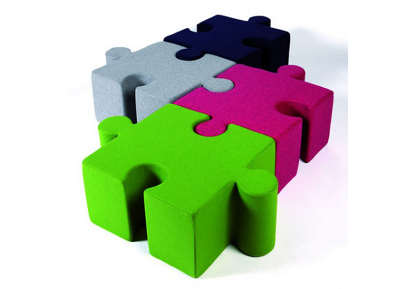 Lego Puzzle Puf