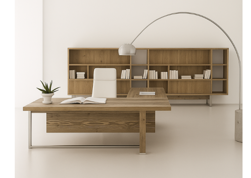 Pull Etajerli Yönetici Masası