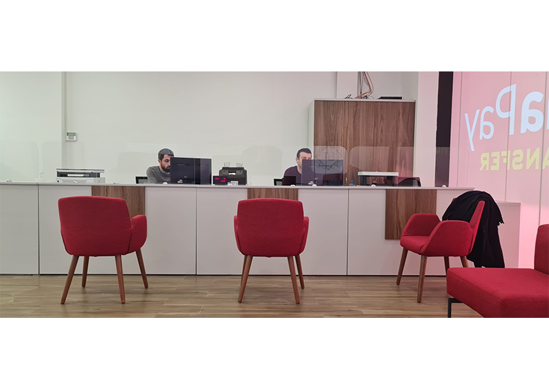 İstanbul Ödeme Merkezi Giriş Banko ve Bekleme Alanı Projemiz